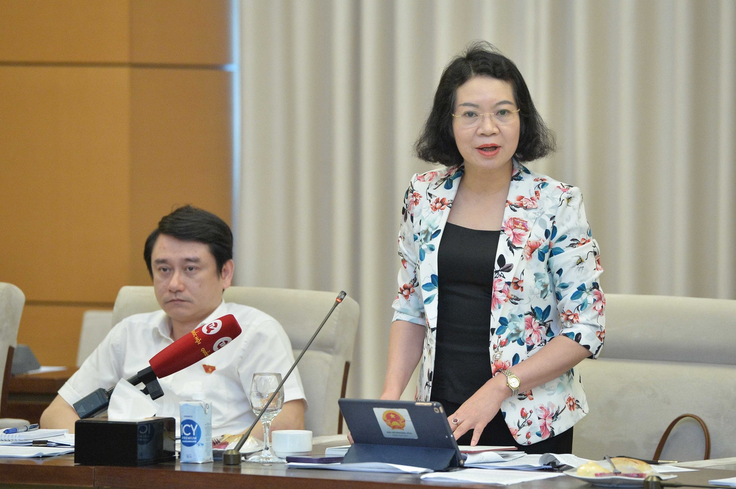 Phó Chủ tịch Quốc hội Nguyễn Khắc Định chủ trì làm việc với 3 Bộ về thực hiện pháp luật về đơn vị sự nghiệp công lập -0