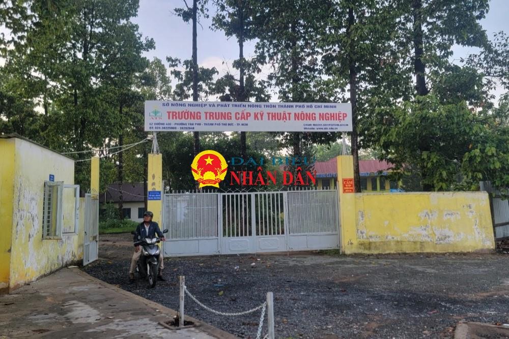  Hàng loạt sai phạm trong lĩnh vực giáo dục nghề nghiệp Trường Trung cấp Kỹ thuật Nông nghiệp TP. Hồ Chí Minh -0