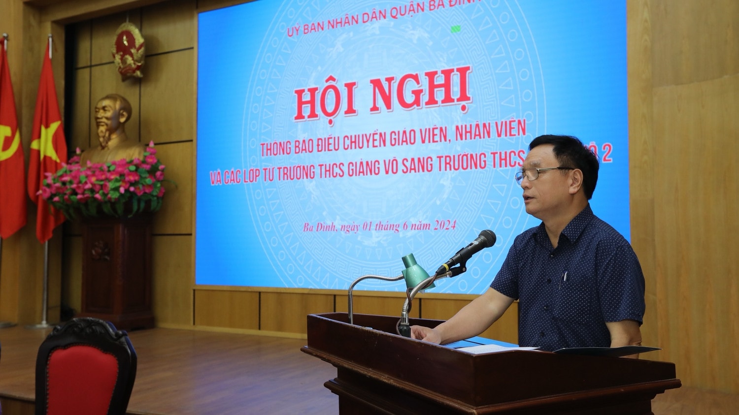 Hà Nội: Quận Ba Đình kiện toàn nhân sự trường THCS Giảng Võ 2 -0