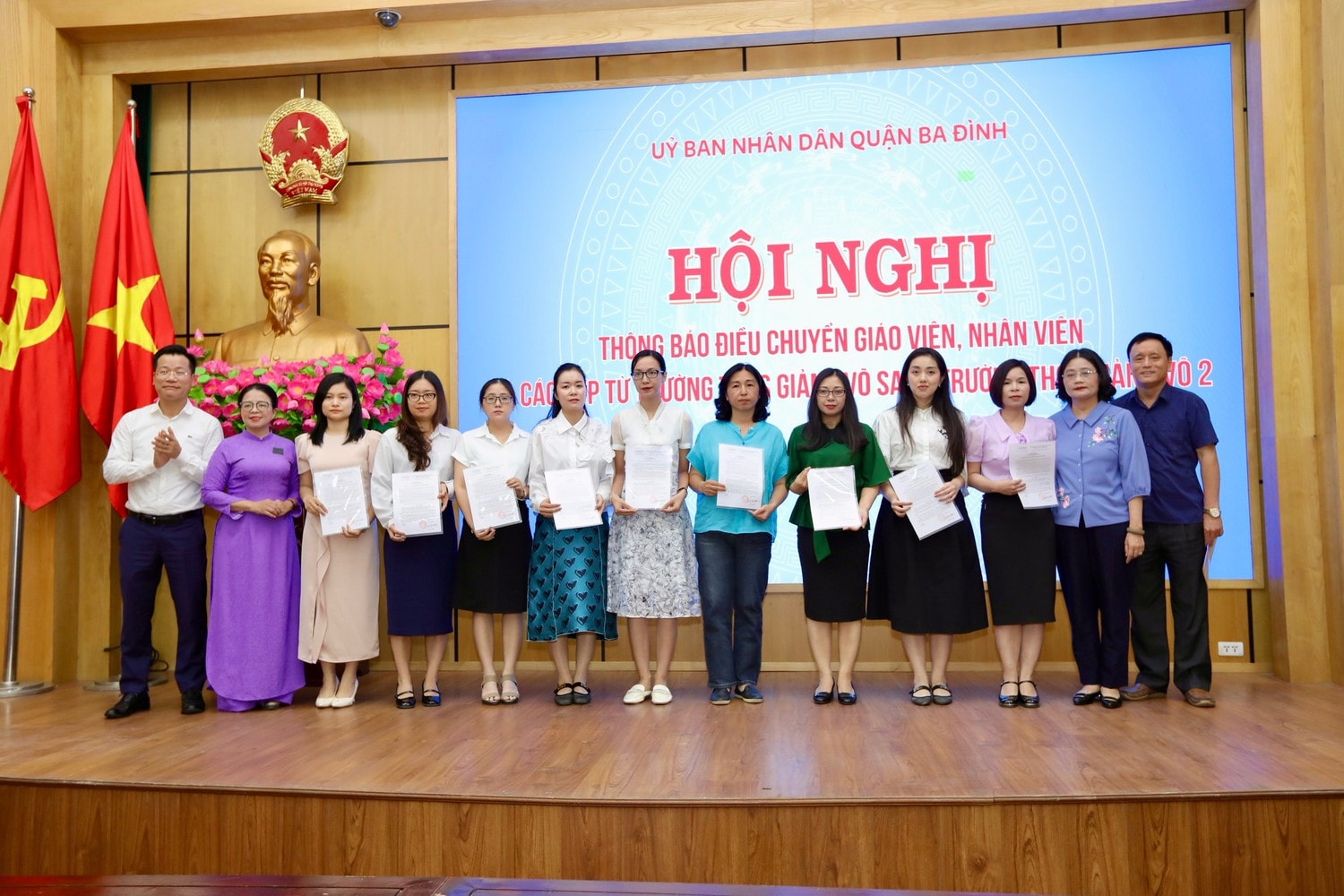 Hà Nội: Quận Ba Đình kiện toàn nhân sự trường THCS Giảng Võ 2 -0