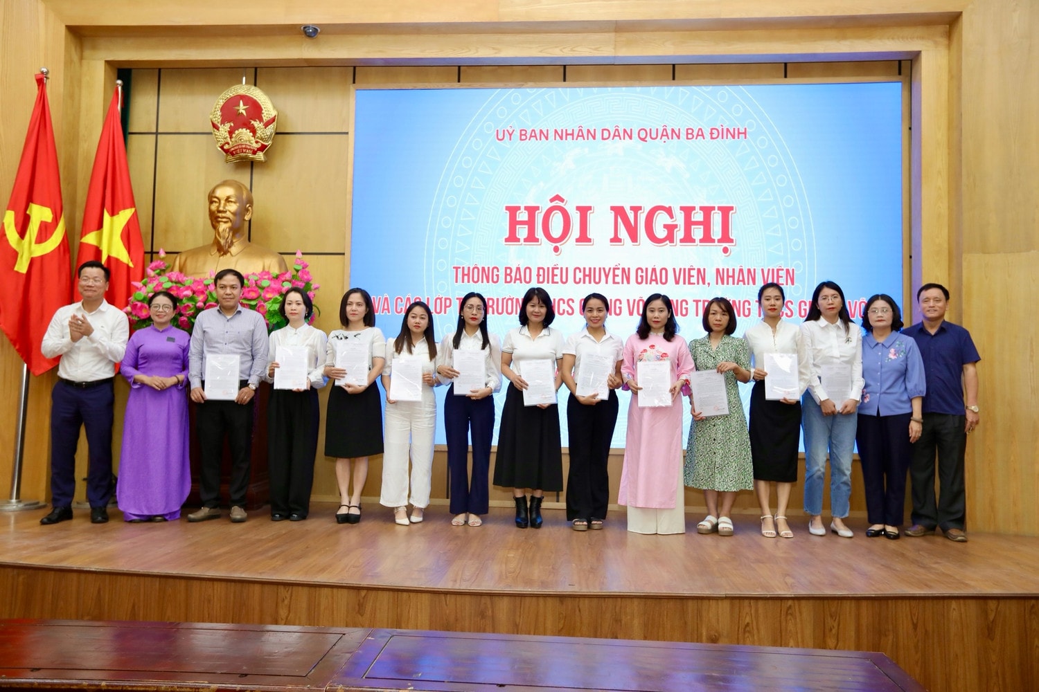 Hà Nội: Quận Ba Đình kiện toàn nhân sự trường THCS Giảng Võ 2 -0