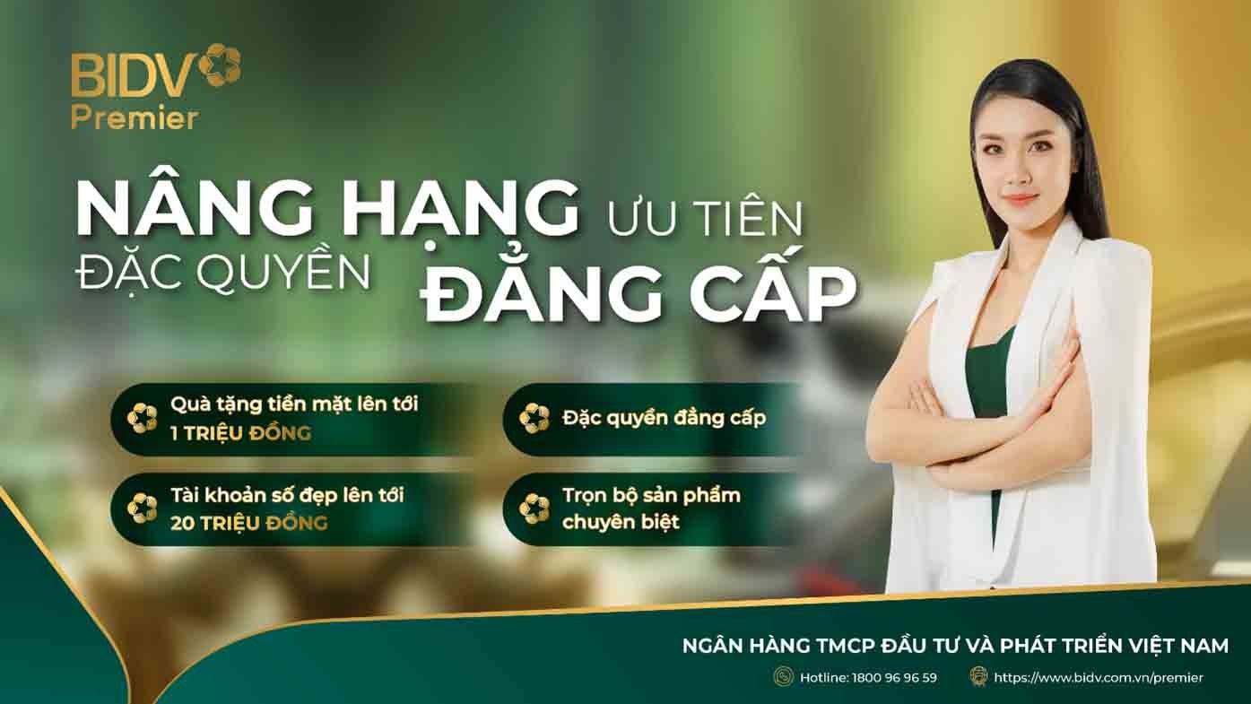 BIDV nâng hạng Ưu tiên với nhiều đặc quyền dành khách hàng cá nhân -0