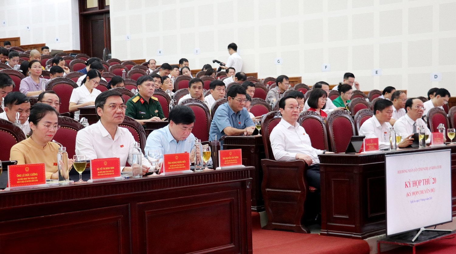 Nghệ An: Thông qua 18 nghị quyết tại Kỳ họp thứ 20 HĐND tỉnh -0