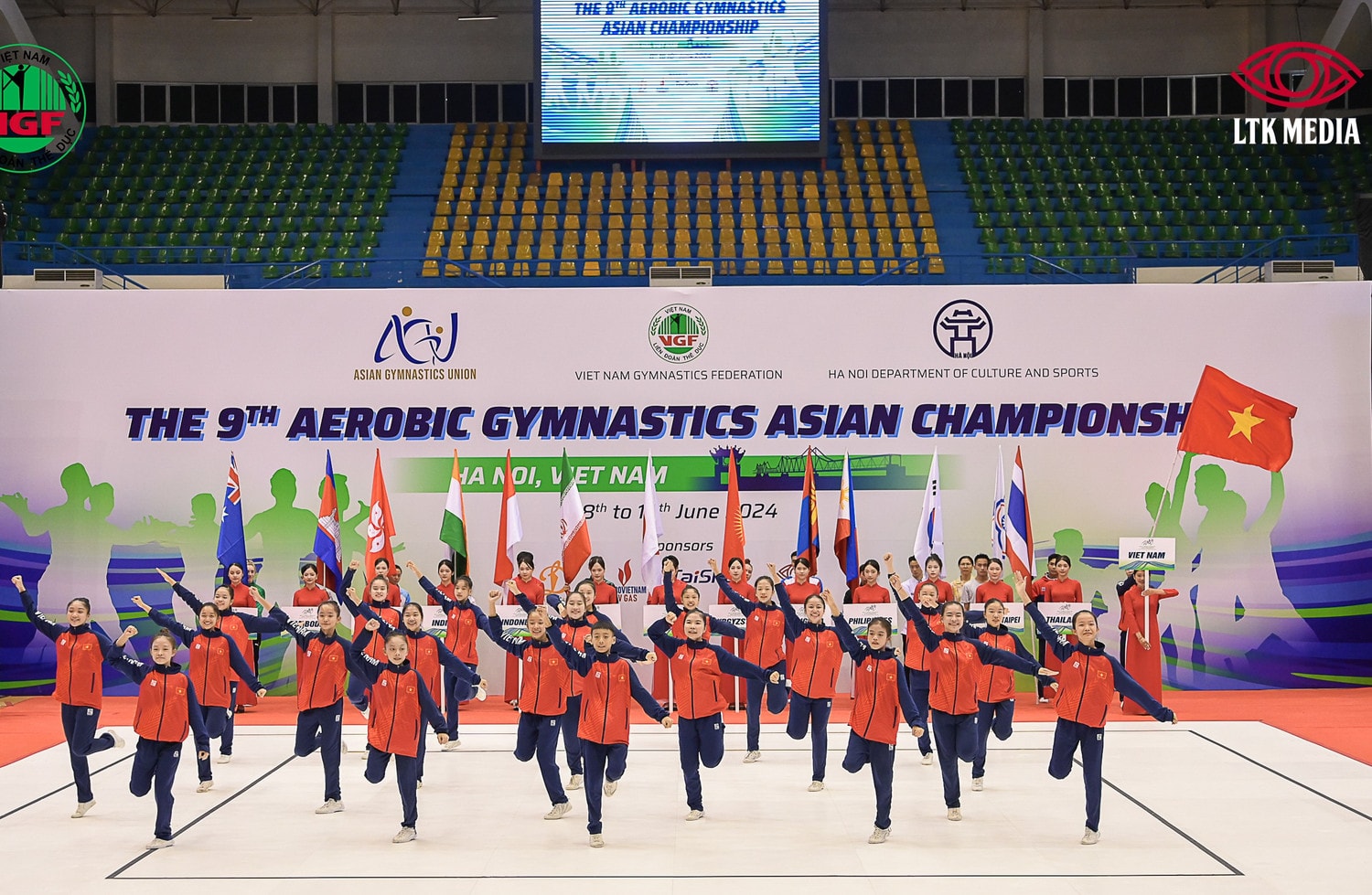 Khai mạc Giải vô địch Thể dục Aerobic châu Á lần thứ 9 -0