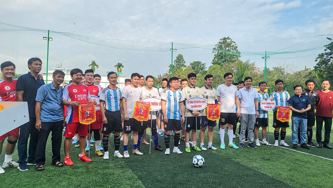 TP. Thuận An tổ chức giải bóng đá chào mừng kỷ niệm 99 năm ngày Báo chí cách mạng Việt Nam