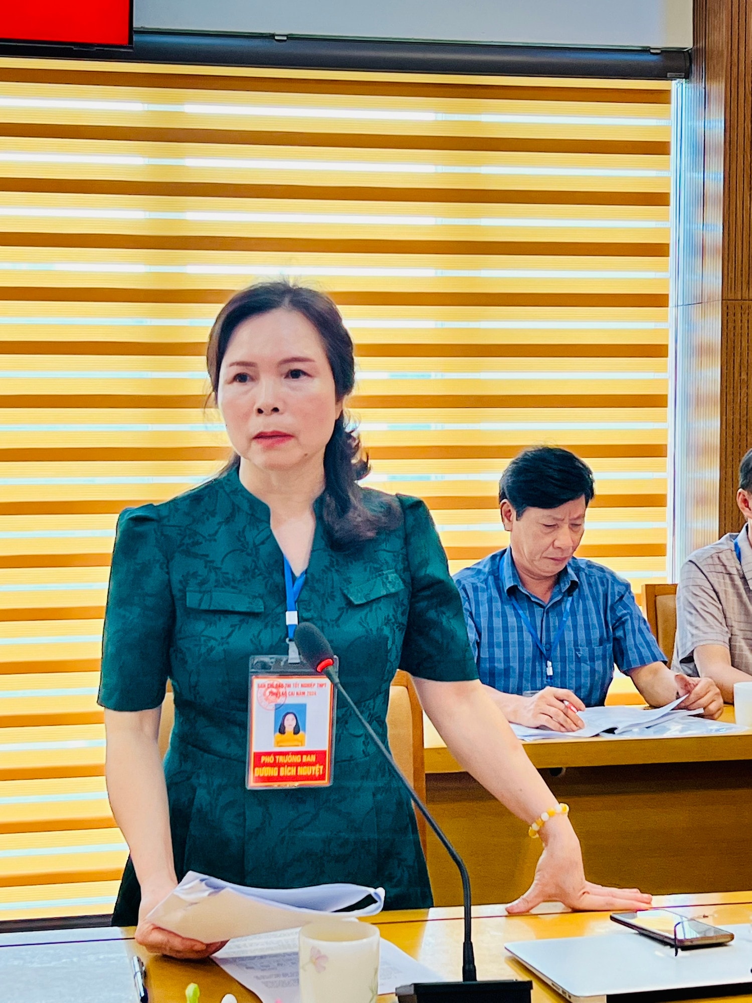 Thứ trưởng Nguyễn Thị Kim Chi kiểm tra công tác chuẩn bị thi tốt nghiệp THPT tại Lào Cai -0