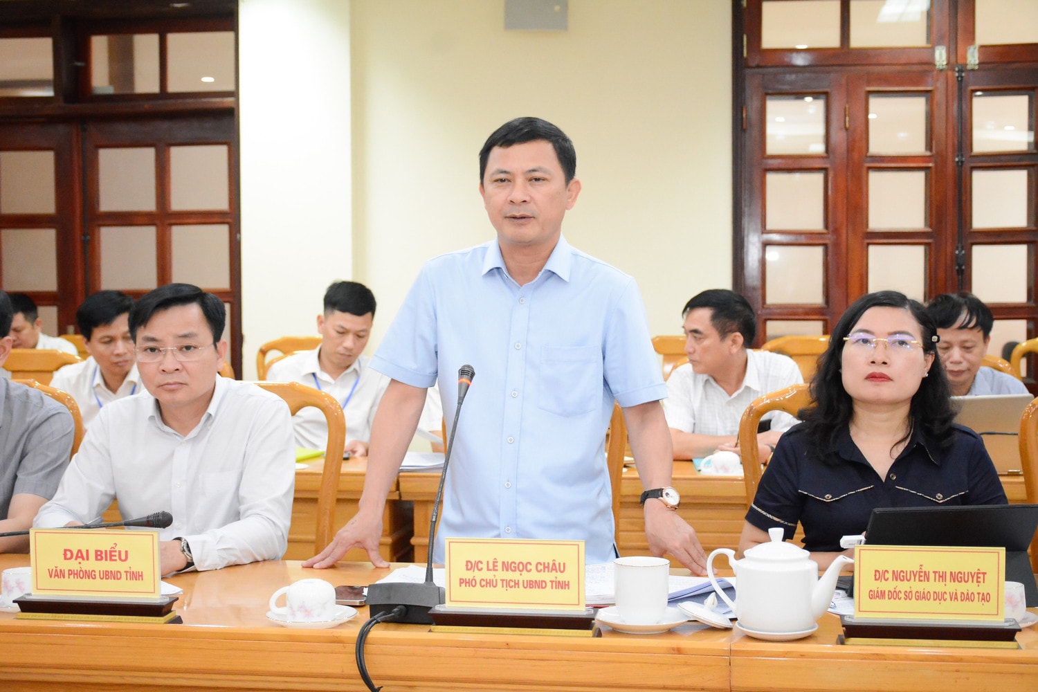 Thứ trưởng Phạm Ngọc Thưởng kiểm tra công tác chuẩn bị thi tốt nghiệp THPT tại Hà Tĩnh -0