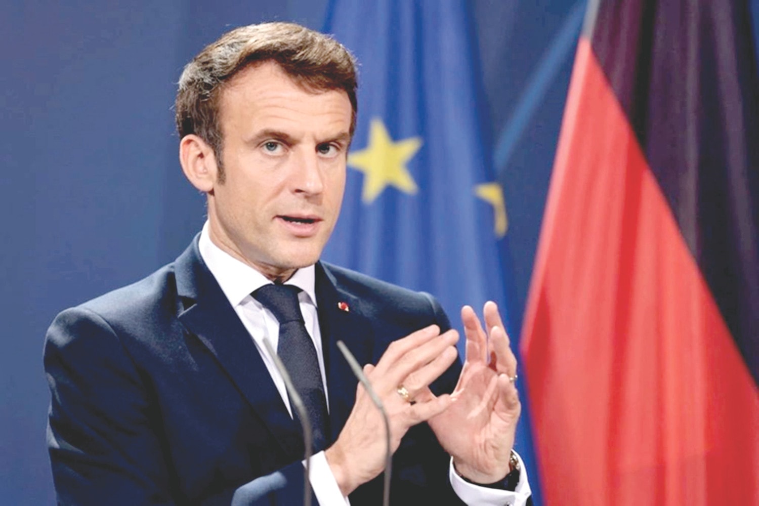 Tổng thống Pháp Emmanuel Macron. Ảnh- Reuters. 