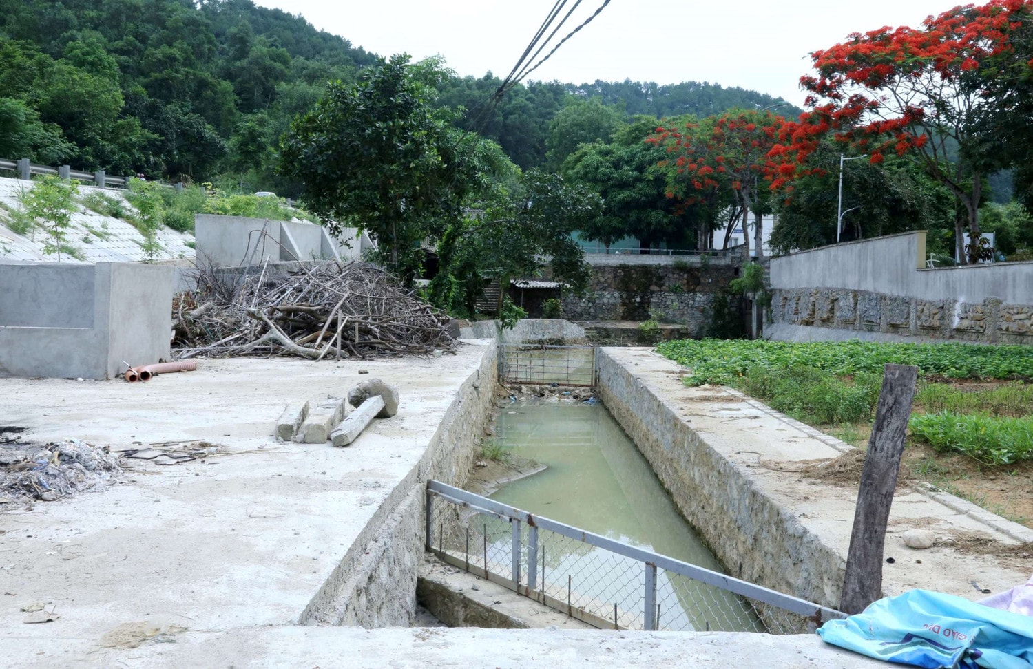 Công ty TNHH Quý Gia tự ý xây dựng tường chắn chỉnh trị dòng chảy Phát hiện loạt vi phạm tại Khu du lịch sinh thái Hải Thượng -0