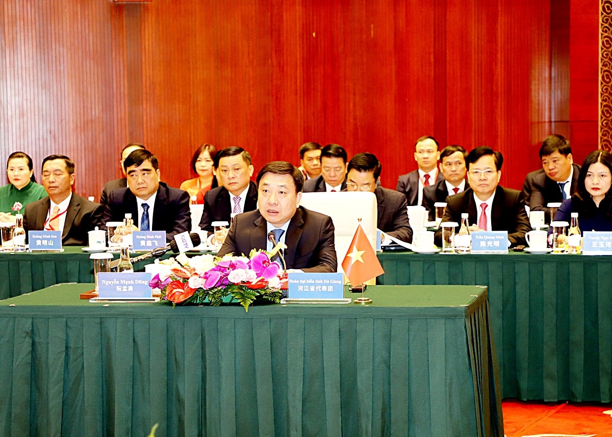 Hội nghị thường niên lần thứ Tư giữa Bí thư Tỉnh ủy các tỉnh Hà Giang, Lào Cai, Lai Châu, Điện Biên (Việt Nam) và Bí thư Tỉnh ủy Vân Nam (Trung Quốc) -0