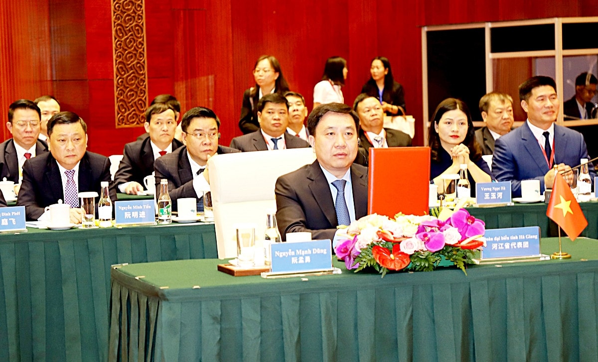 Hội nghị thường niên lần thứ Tư giữa Bí thư Tỉnh ủy các tỉnh Hà Giang, Lào Cai, Lai Châu, Điện Biên (Việt Nam) và Bí thư Tỉnh ủy Vân Nam (Trung Quốc) -0