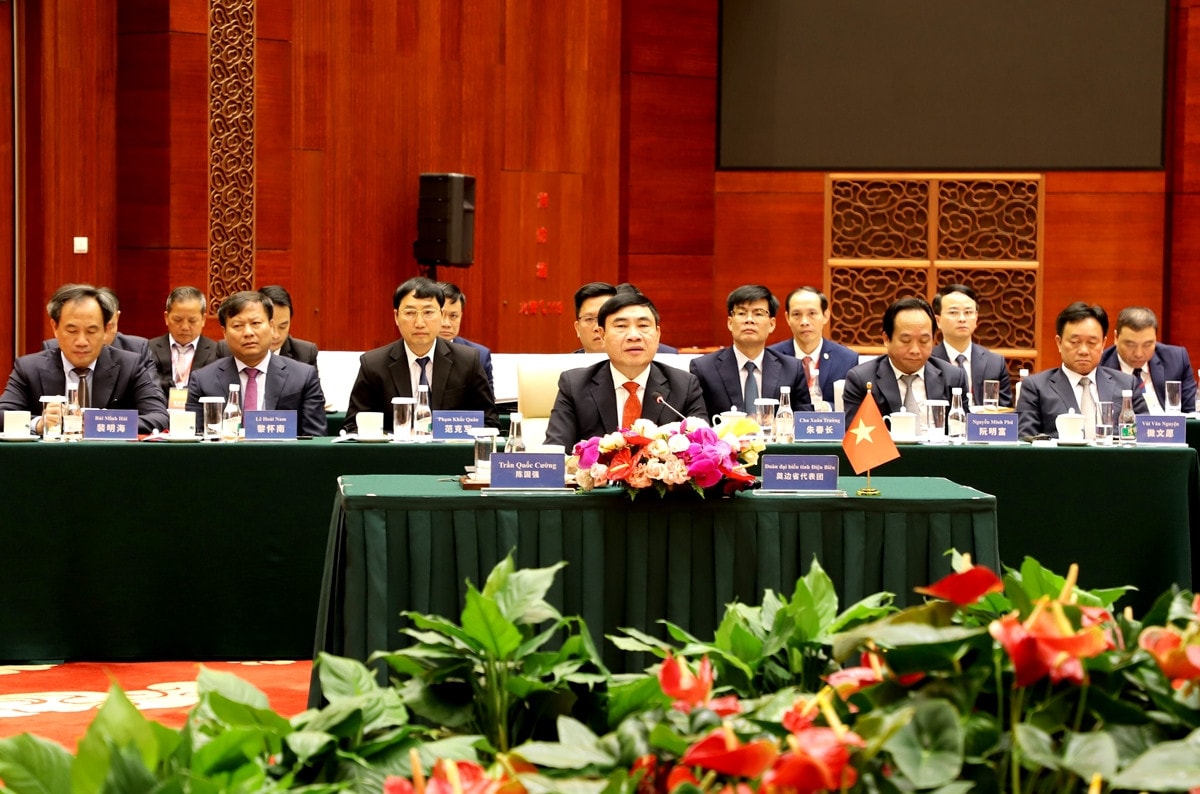 Hội nghị thường niên lần thứ Tư giữa Bí thư Tỉnh ủy các tỉnh Hà Giang, Lào Cai, Lai Châu, Điện Biên (Việt Nam) và Bí thư Tỉnh ủy Vân Nam (Trung Quốc) -0