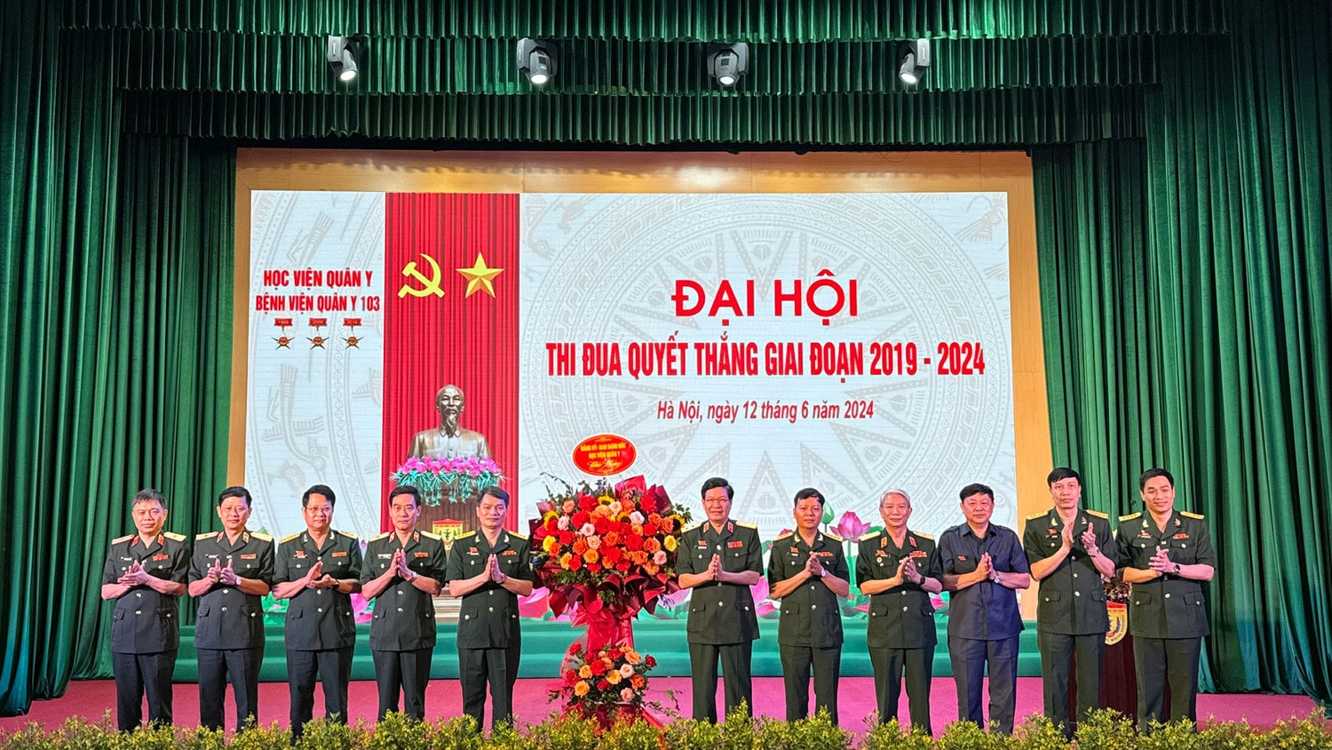 Bệnh viện Quân y 103: Tăng cường tuyên truyền, cổ động phong trào thi đua Quyết thắng, gương người tốt, việc tốt -0