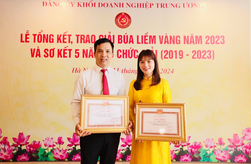 Đảng ủy Agribank đạt thành tích xuất sắc tiêu biểu Giải Búa liềm vàng -0