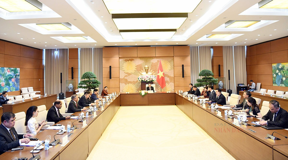 Chủ tịch Quốc hội Trần Thanh Mẫn tiếp Đại sứ, Đại biện các nước ASEAN và Timor - Leste ảnh 10 Chủ tịch Quốc hội Trần Thanh Mẫn tiếp Đại sứ các nước ASEAN -1