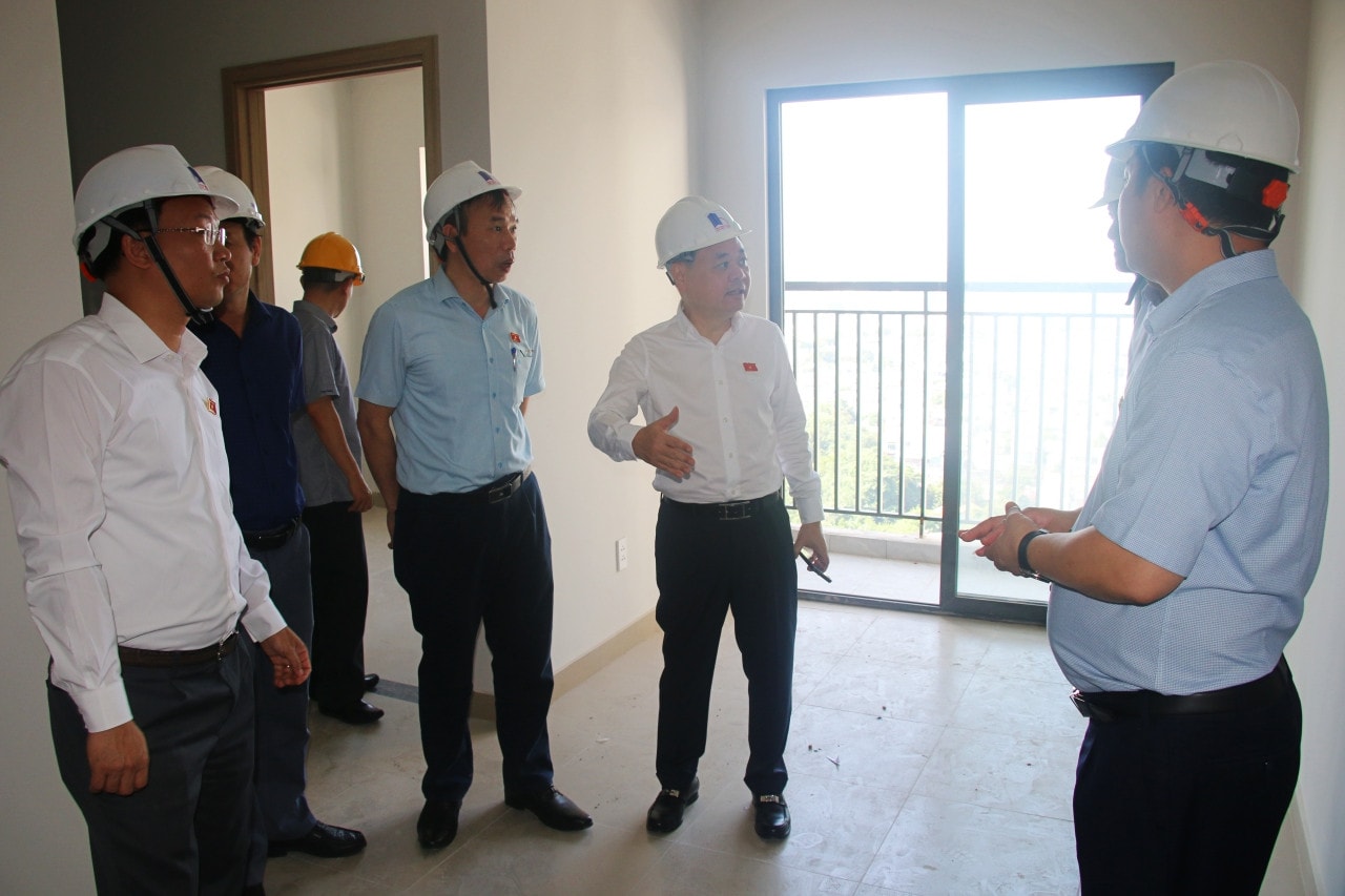 Tổ công tác khảo sát thực tế một số dự án nhà ở trên địa bàn tỉnh Đồng Nai Đoàn giám sát của Quốc hội về quản lý thị trường bất động sản và phát triển nhà ở xã hội khảo sát tại Đồng Nai -0