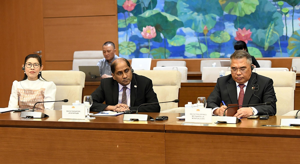 Chủ tịch Quốc hội Trần Thanh Mẫn tiếp Đại sứ, Đại biện các nước ASEAN và Timor - Leste