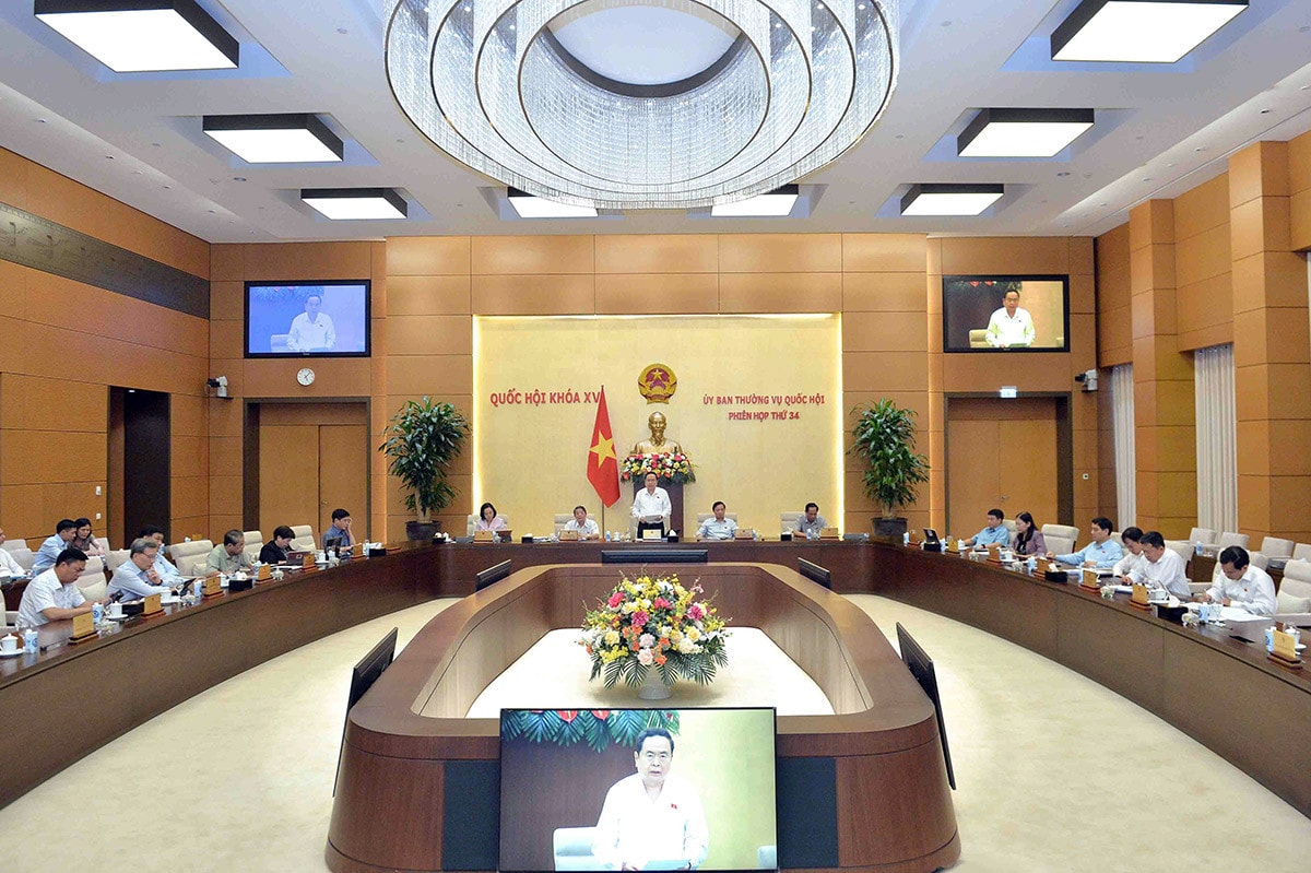 Chủ tịch Quốc hội Trần Thanh Mẫn: Tập trung cao độ, bảo đảm chất lượng cao nhất các dự án luật, dự thảo nghị quyết khi trình Quốc hội xem xét, thông qua -2