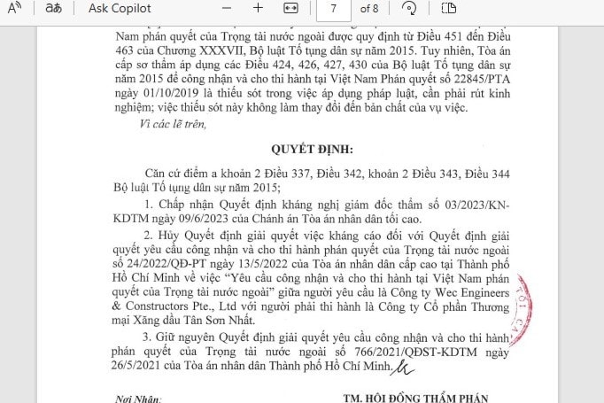Cần biện pháp mạnh để buộc Công ty TAPETCO thi hành án đúng pháp luật -0