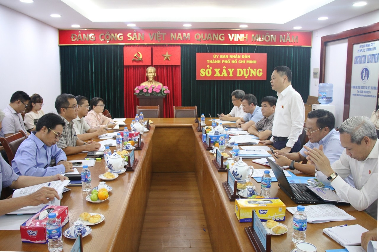Tổ công tác làm việc với các sở, ban ngành TP. Hồ Chí Minh Khảo sát việc thực hiện pháp luật về quản lý thị trường bất động sản và nhà ở xã hội tại TP. Hồ Chí Minh -0
