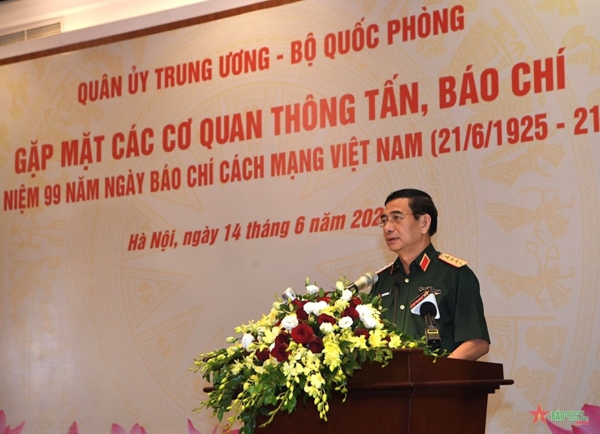 Bộ Quốc phòng tổ chức gặp mặt các cơ quan thông tấn, báo chí -0