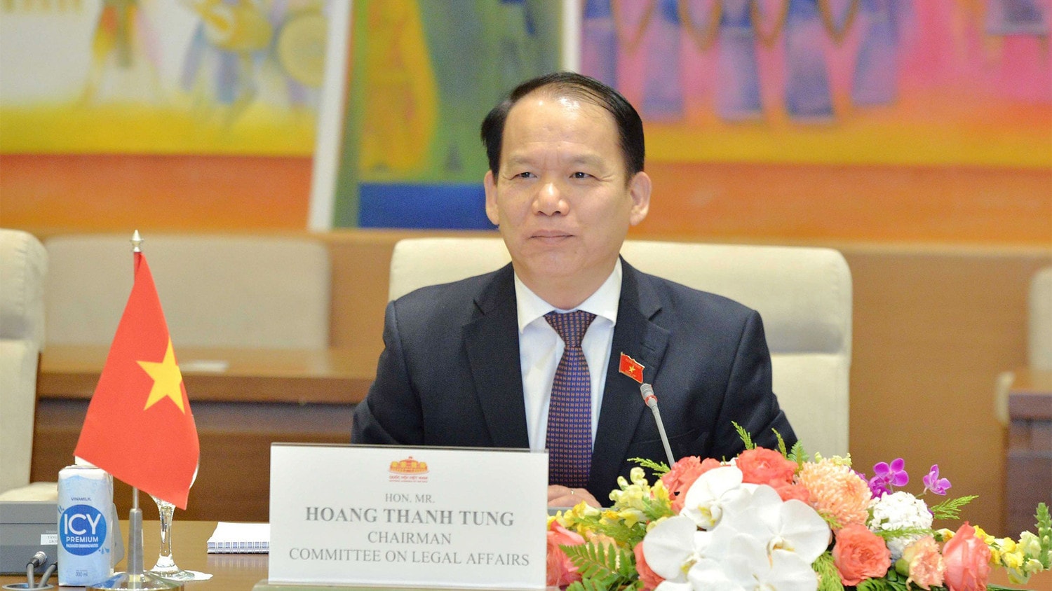 Chủ nhiệm Ủy ban Pháp luật Hoàng Thanh Tùng làm việc với Bộ trưởng Bộ Lập pháp Chính phủ Hàn Quốc -0