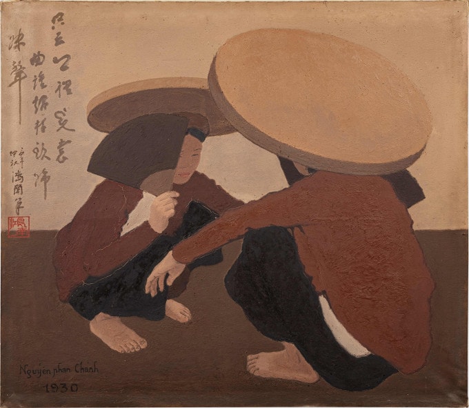 Bức tranh Les Chanteuses de Campagne (Người hát dân ca). Ảnh: Sotheby's