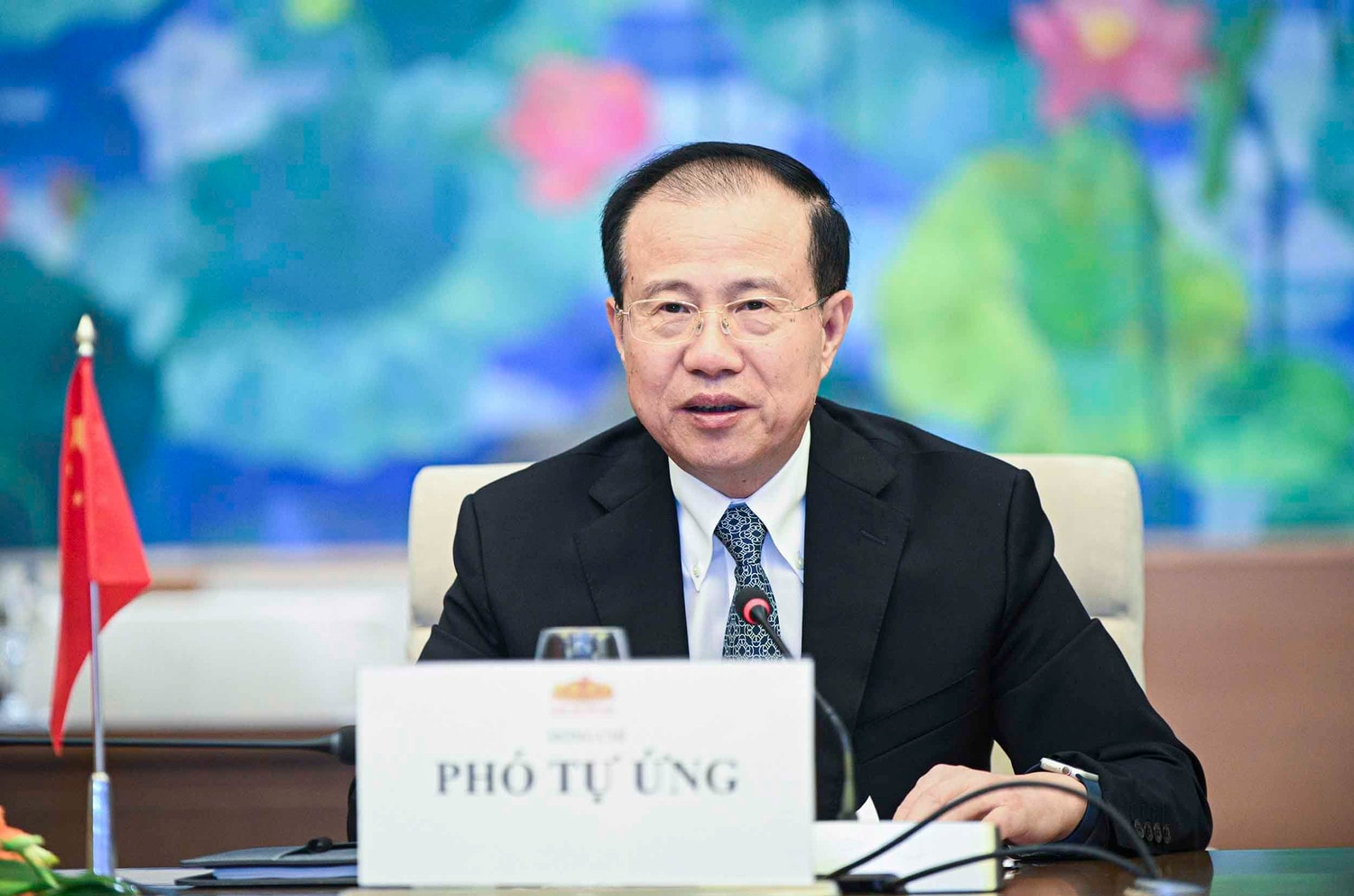 Chủ nhiệm Ủy ban Đối ngoại Vũ Hải Hà hội đàm với Phó Chủ nhiệm Ủy ban Đối ngoại Nhân đại toàn quốc Trung Quốc -0