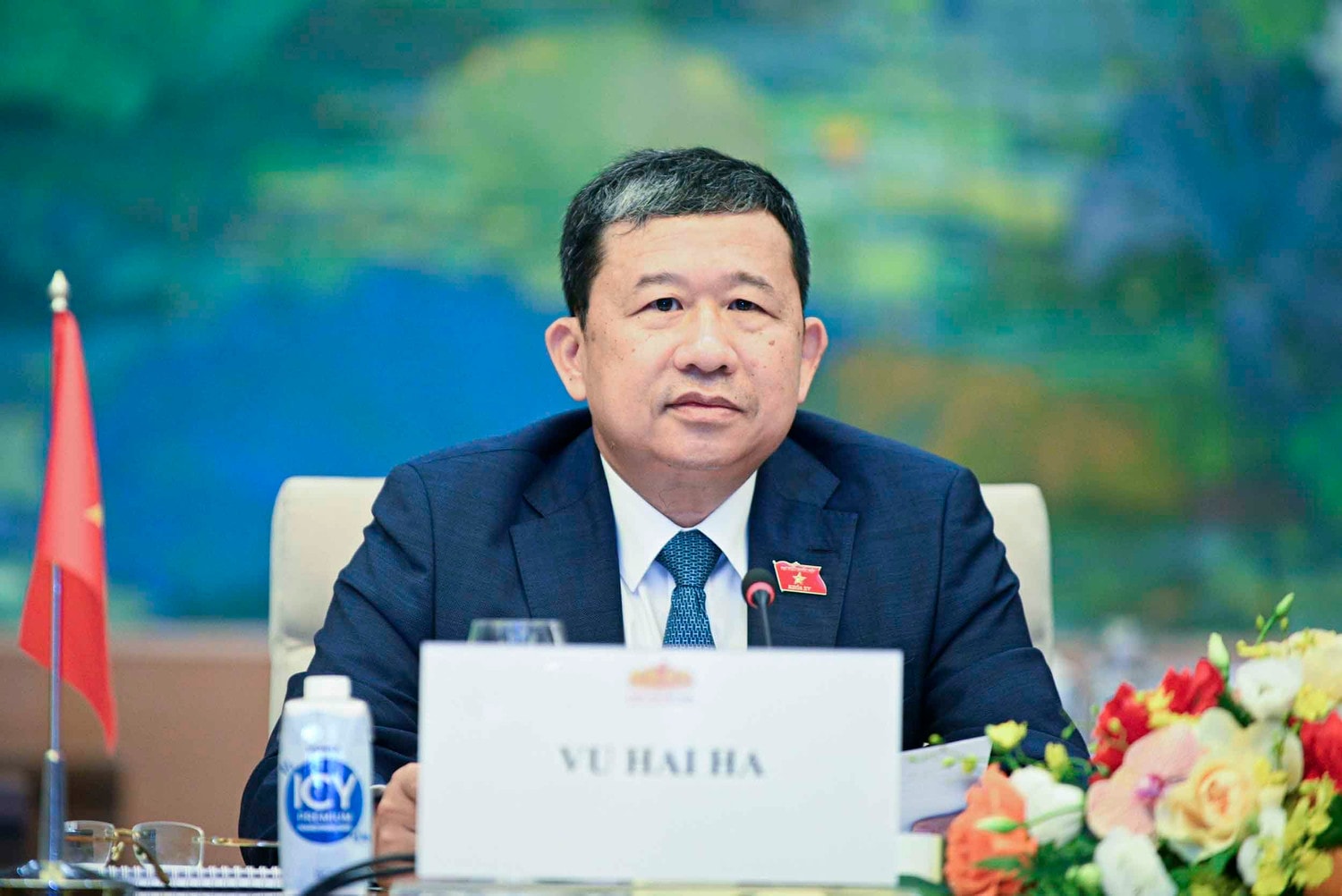 Chủ nhiệm Ủy ban Đối ngoại Vũ Hải Hà hội đàm với Phó Chủ nhiệm Ủy ban Đối ngoại Nhân đại toàn quốc Trung Quốc -0