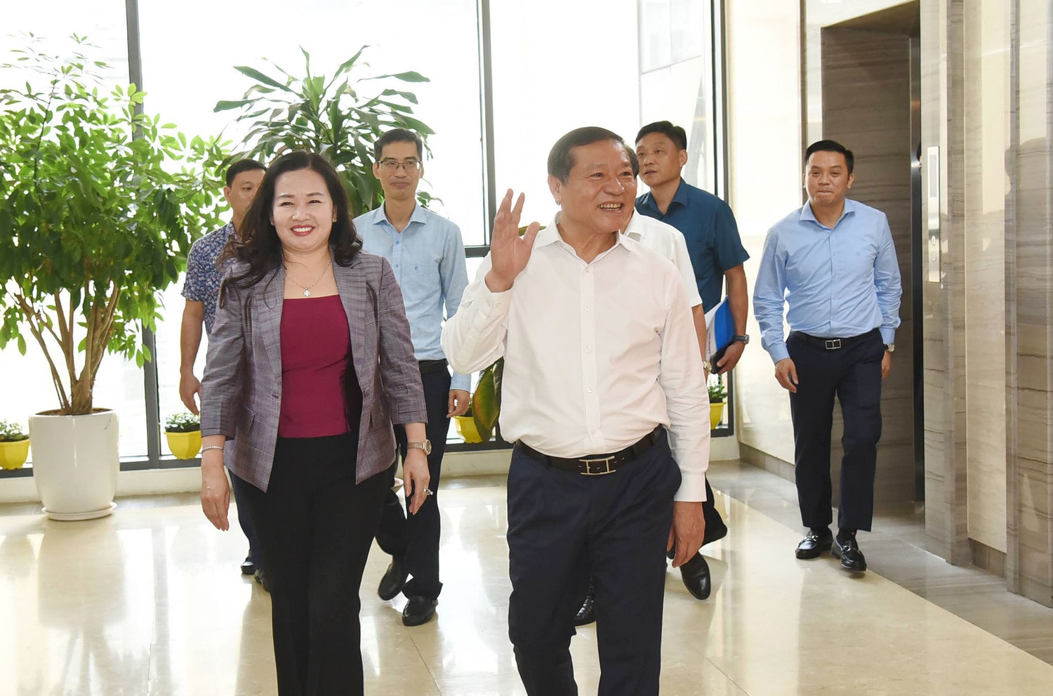 Phó Trưởng Ban thường trực Ban Tuyên giáo Trung ương Lại Xuân Môn thăm, chúc mừng Báo Đại biểu Nhân dân -0