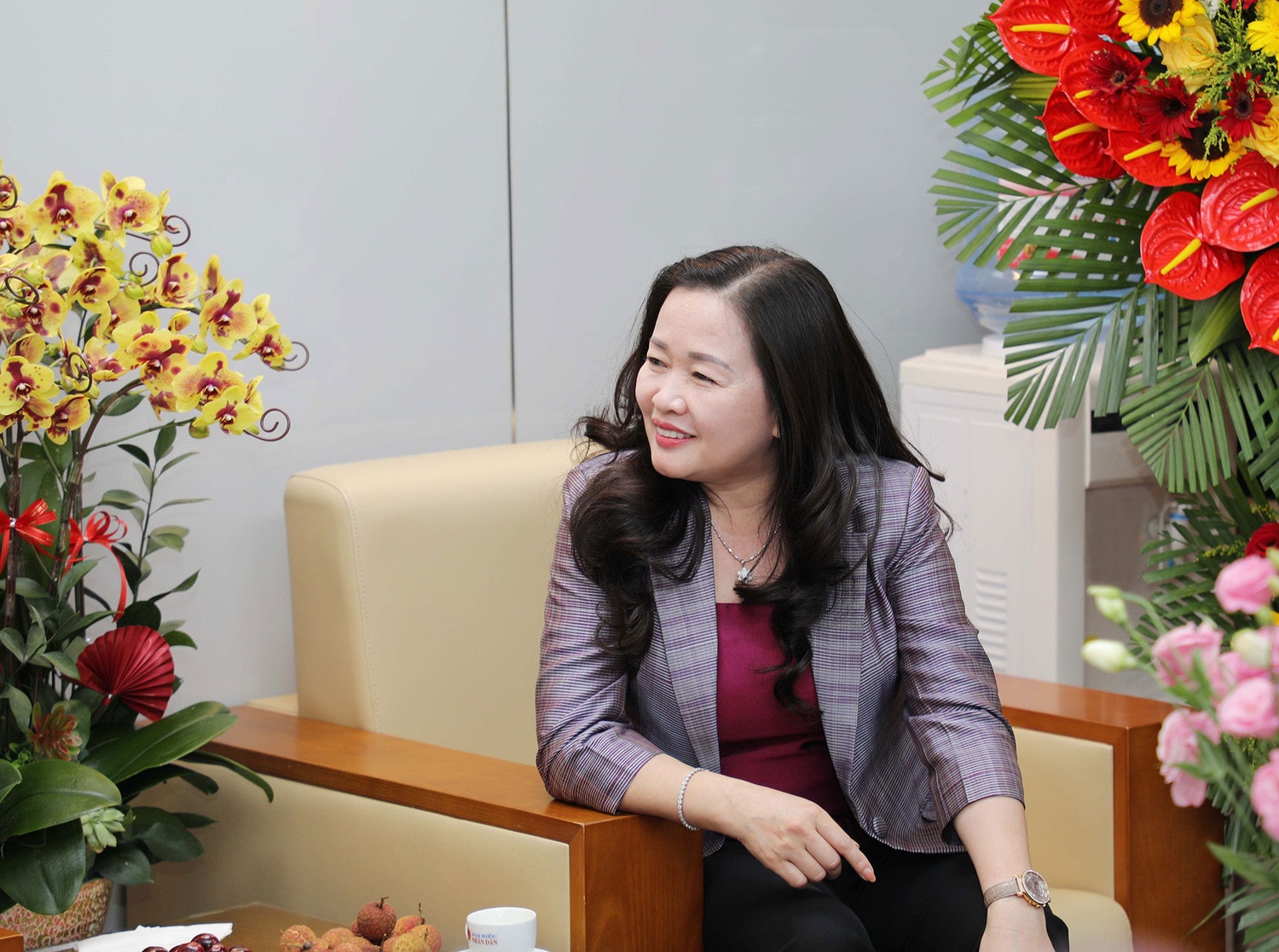 Phó Trưởng Ban Thường trực Ban Tuyên giáo Trung ương Lại Xuân Môn thăm, chúc mừng Báo Đại biểu Nhân dân -0