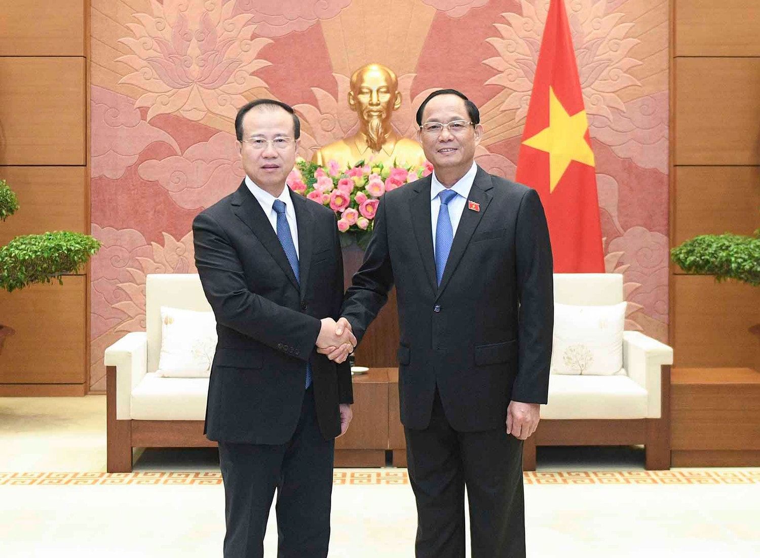 Phó Chủ tịch Quốc hội, Thượng tướng Trần Quang Phương tiếp Đoàn Ủy ban Đối ngoại Nhân đại toàn quốc Trung Quốc -0