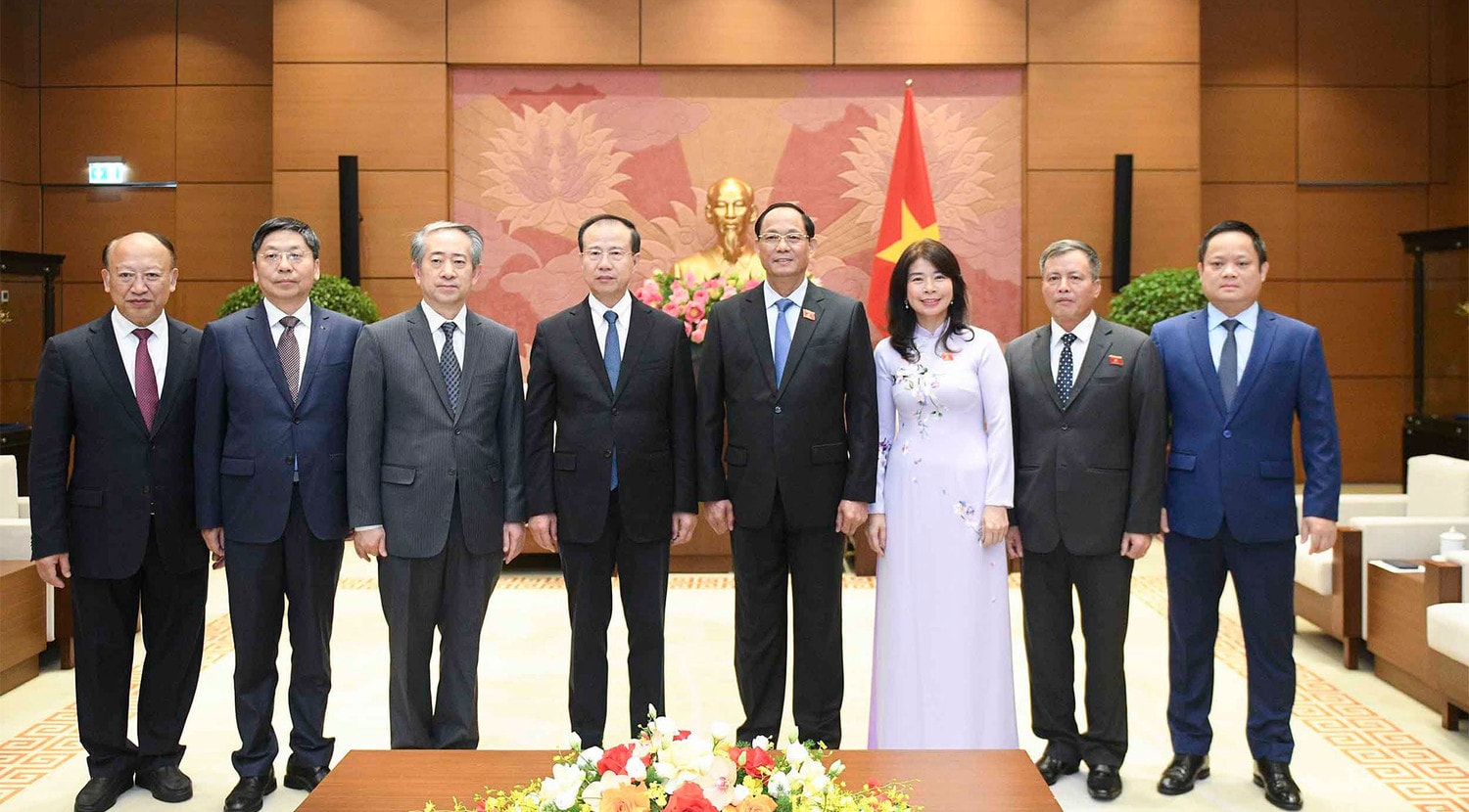 Phó Chủ tịch Quốc hội, Thượng tướng Trần Quang Phương tiếp Đoàn Ủy ban Đối ngoại Nhân đại toàn quốc Trung Quốc -0