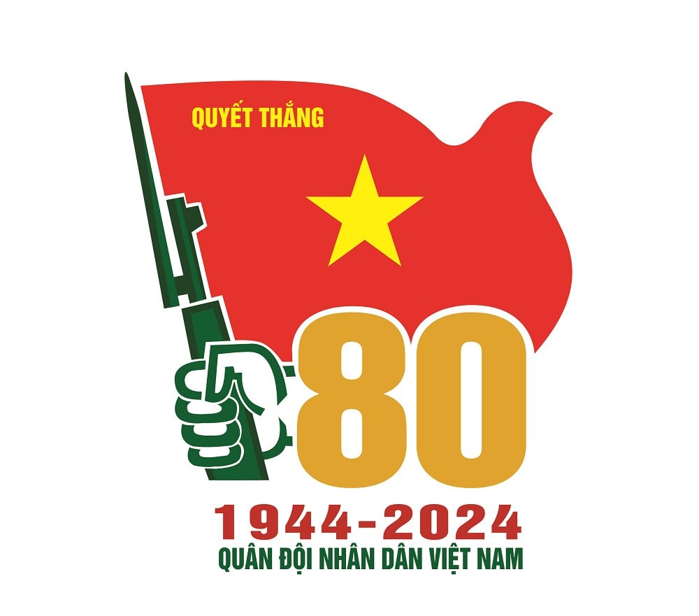 Công bố mẫu Biểu trưng kỷ niệm 80 năm Ngày thành lập Quân đội nhân dân Việt Nam