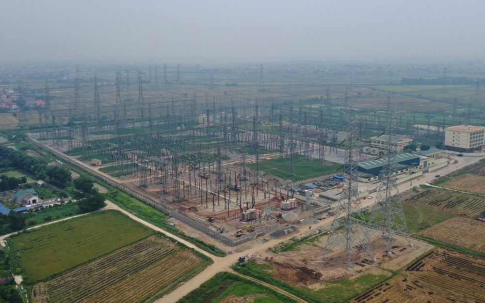 Đóng điện hạng mục mở rộng ngăn lộ Trạm biến áp 500kV Phố Nối -0