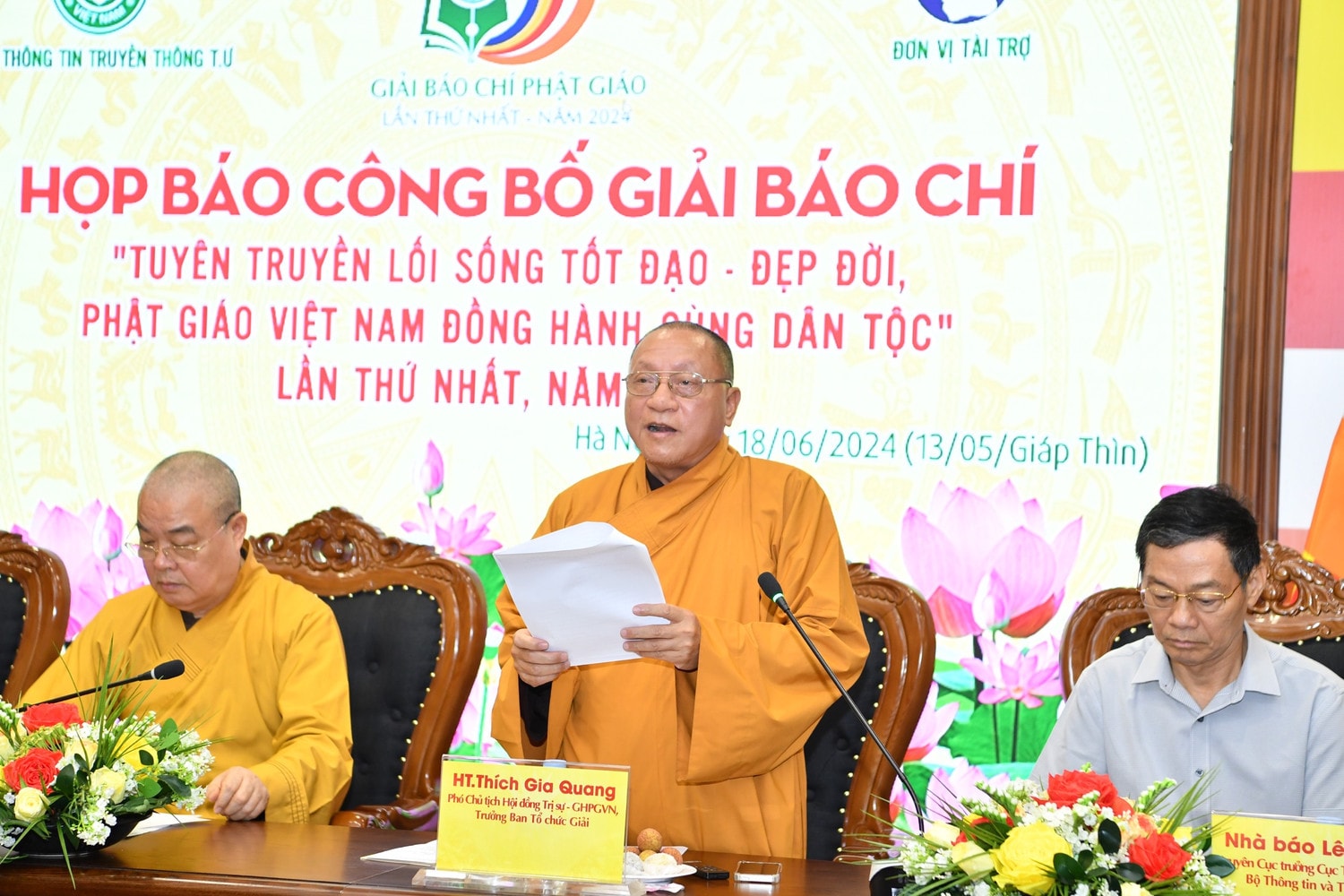Lần đầu tiên tổ chức Giải Báo chí Phật giáo -0