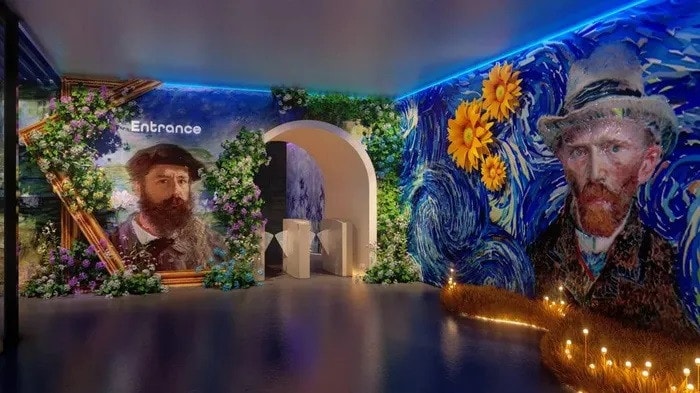 Tái hiện sống động tác phẩm của danh họa Van Gogh và Monet -0