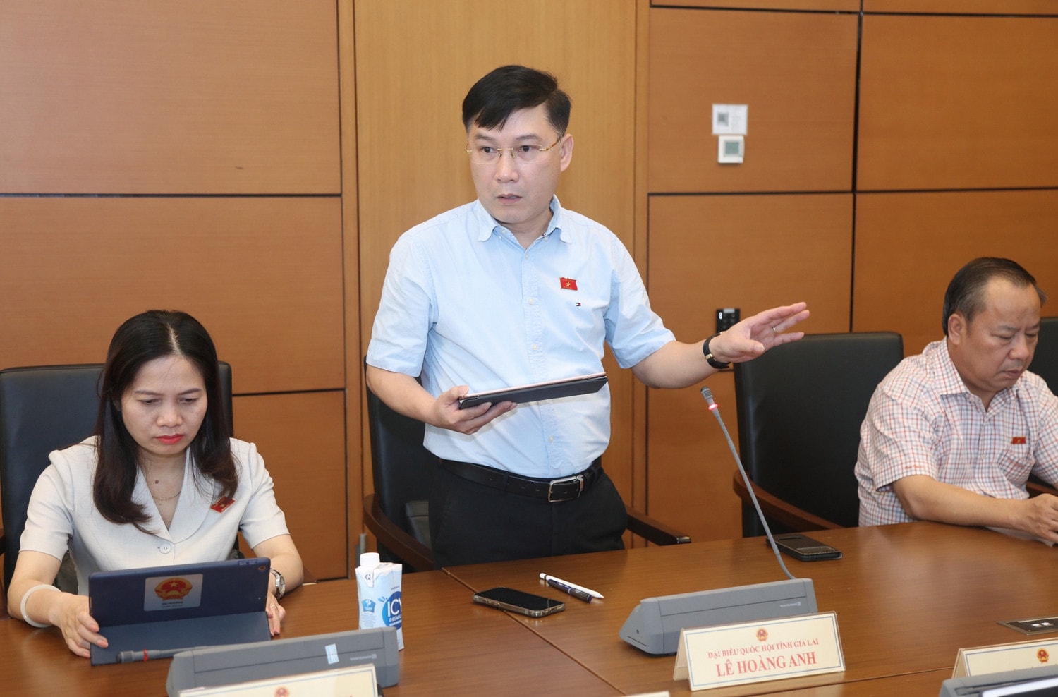 ĐBQH Lê Hoàng Anh (Gia Lai) phát biểu ý kiến Đánh giá kỹ lưỡng phạm vi điều chỉnh của Luật -0