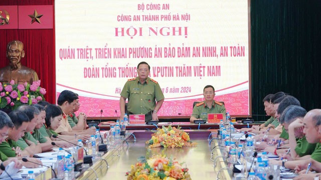 Đảm bảo tuyệt đối an ninh, an toàn Đoàn Tổng thống Nga thăm chính thức Việt Nam -0
