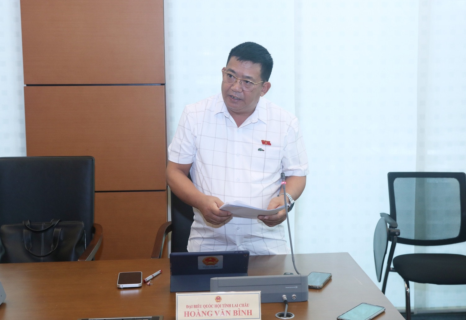 ĐBQH Hoàng Văn Bình (Lai Châu) phát biểu ý kiến Đánh giá kỹ lưỡng phạm vi điều chỉnh của Luật -0