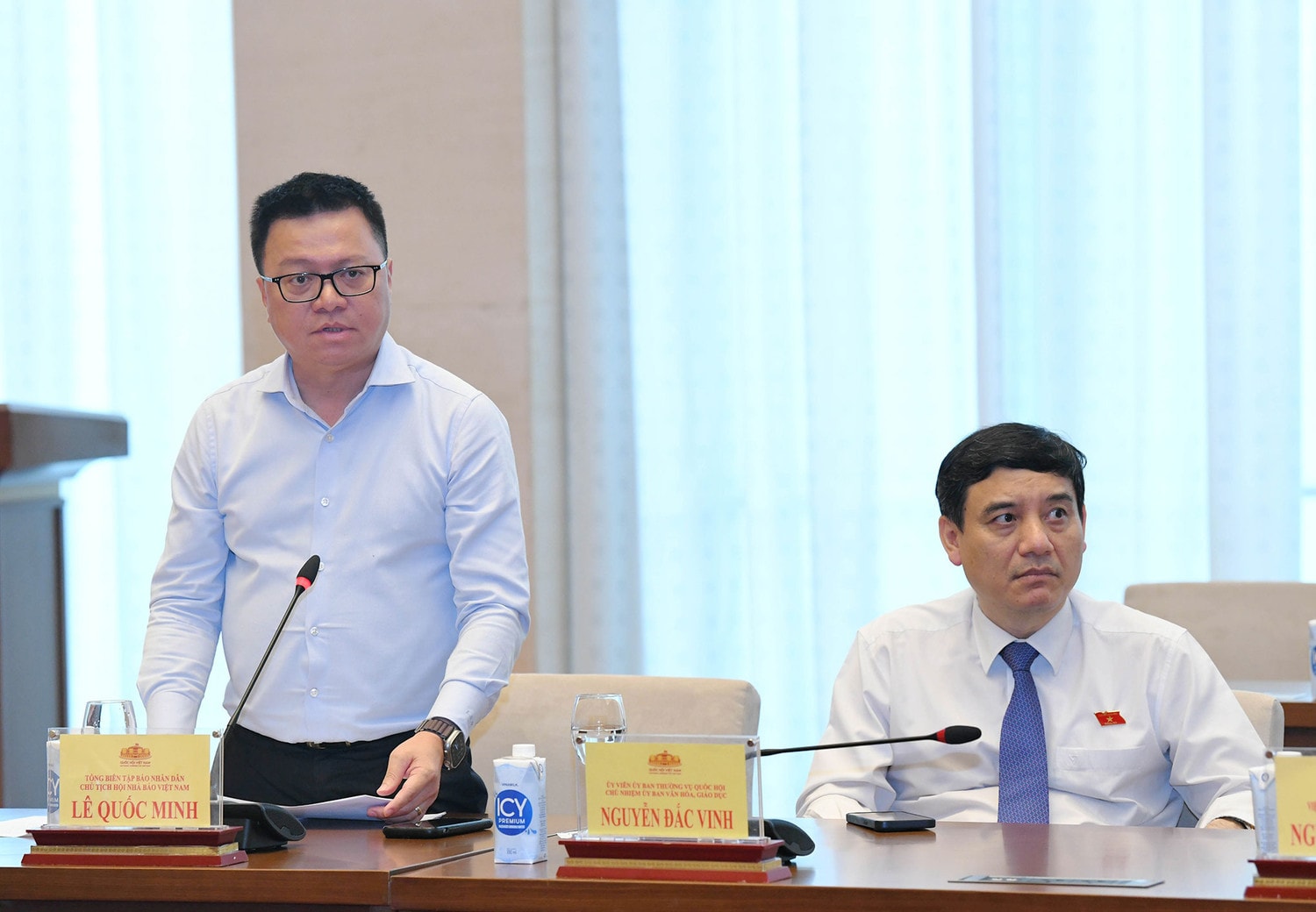 Chủ tịch Quốc hội Trần Thanh Mẫn: Tiếp tục thông tin kịp thời, có trọng tâm, trọng điểm, làm nổi bật những nét mới, các quyết sách của Quốc hội -0
