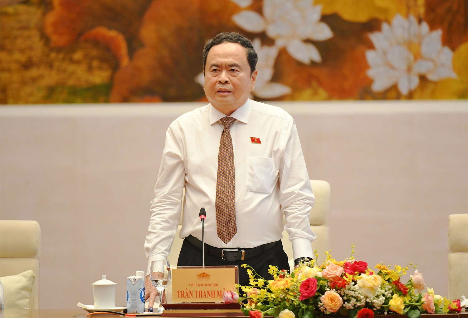 Chủ tịch Quốc hội Trần Thanh Mẫn: Tiếp tục thông tin kịp thời, có trọng tâm, trọng điểm, làm nổi bật những nét mới, các quyết sách của Quốc hội -0