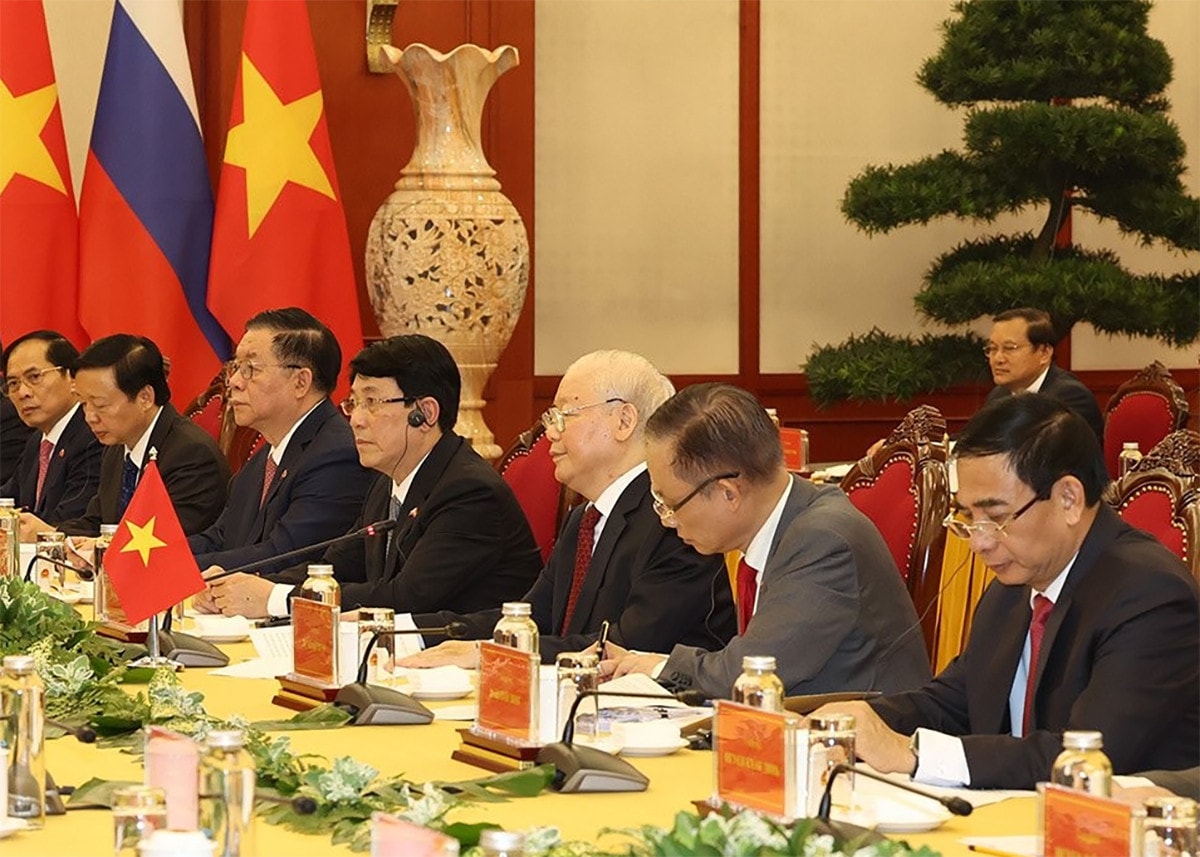 Tổng Bí thư Nguyễn Phú Trọng hội đàm với Tổng thống Liên bang Nga V. Putin -2