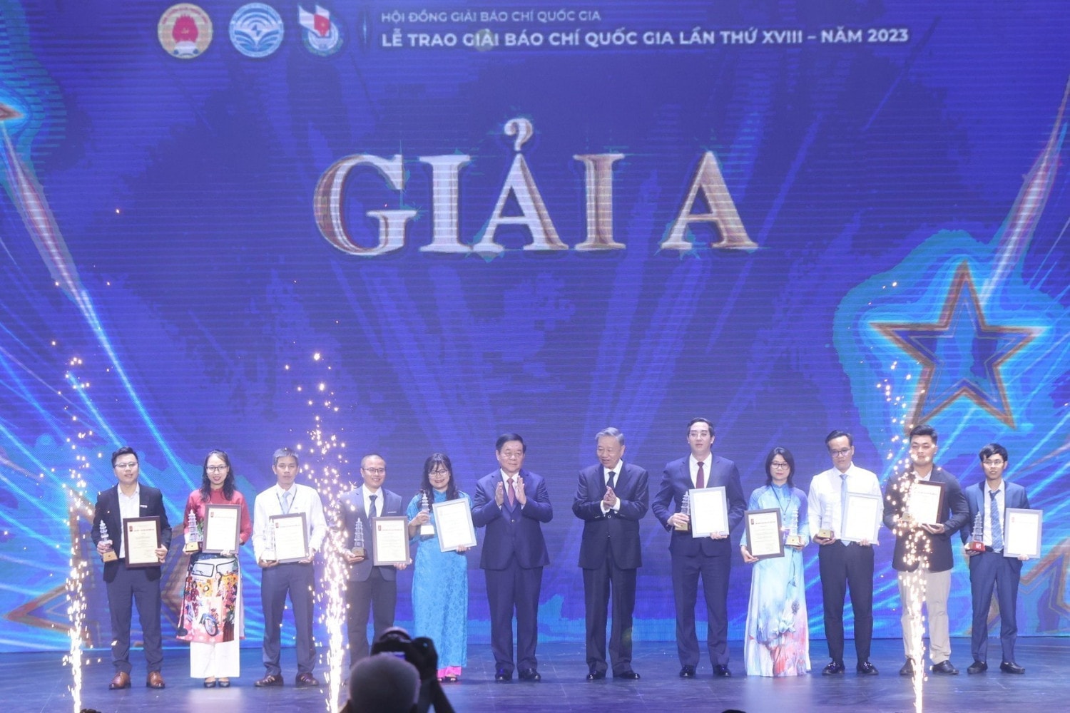 Chủ tịch nước Tô Lâm dự Lễ trao giải Báo chí quốc gia lần thứ XVIII năm 2023 -0