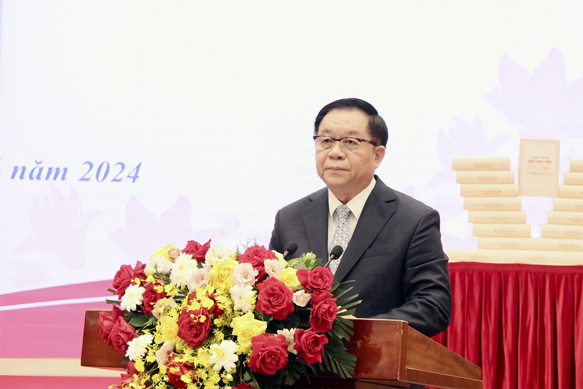 Lễ ra mắt cuốn sách “Xây dựng và phát triển nền văn hóa Việt Nam tiên tiến, đậm đà bản sắc dân tộc” của Tổng Bí thư Nguyễn Phú Trọng -2