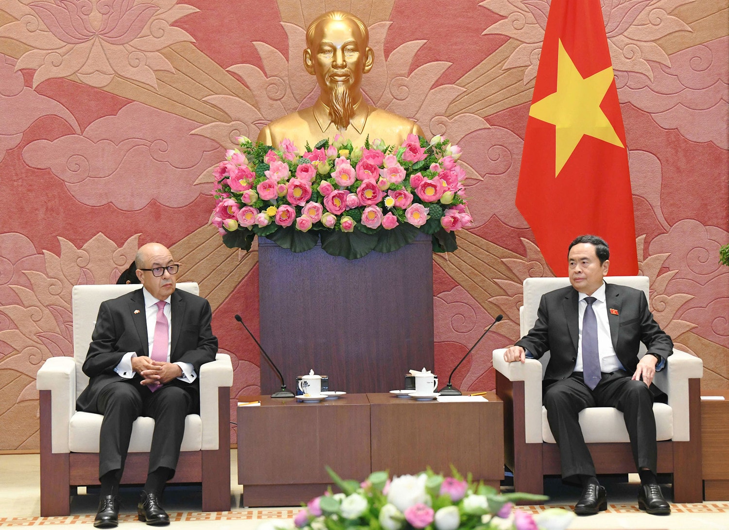 Chủ tịch Quốc hội Trần Thanh Mẫn tiếp Tổng Thư ký Hạ viện Morocco -0