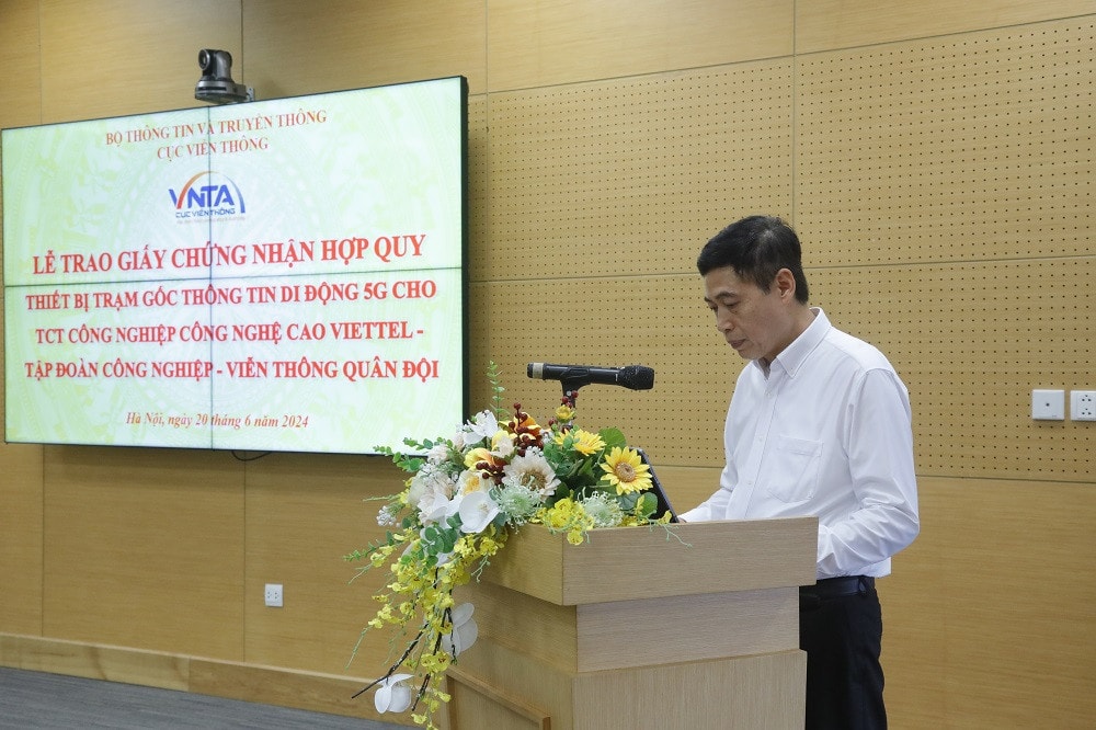 Viettel đạt chứng nhận quốc gia cho thiết bị 5G