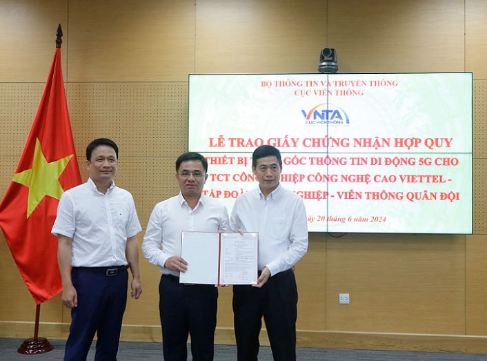Viettel đạt chứng nhận quốc gia cho thiết bị 5G -0