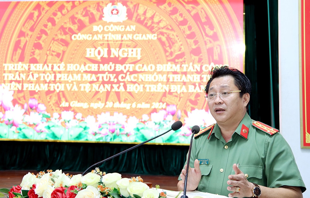 An Giang mở cao điểm trấn áp tội phạm ma tuý và tệ nạn xã hội