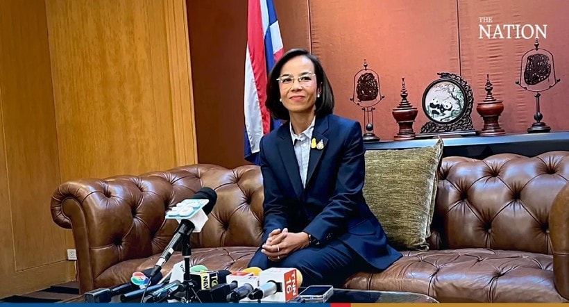 Thailand’s Industry Minister Pimphattra Wichaikul (Photo: The Nation) Thailand’s factories ready to respond to floods -0